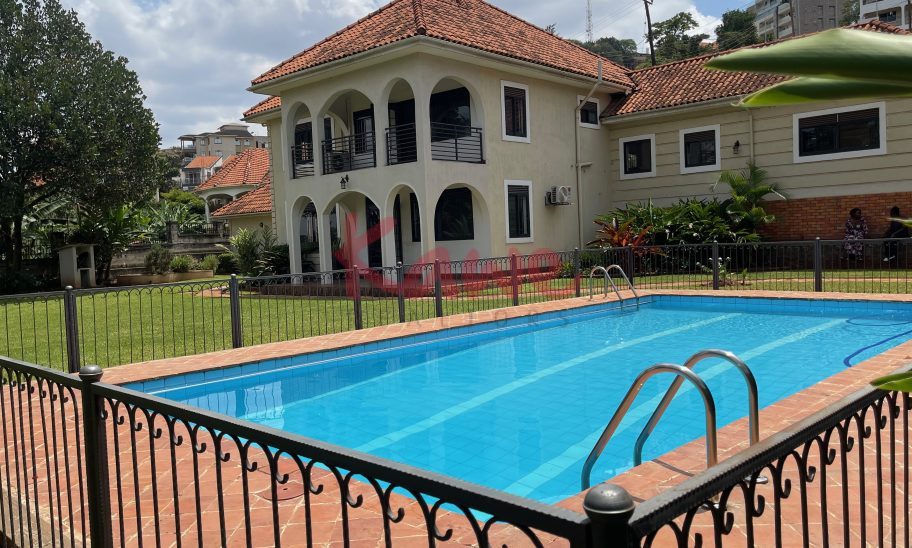 House for rent in Naguru Kampala with a swimming pool